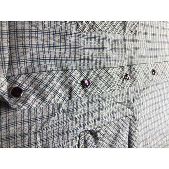 Wrangler Permanent Press Long Tails Single Needle Tailoring Long Sleeve XXL - Picture 6 of 13